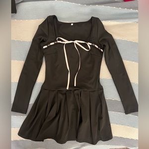 Cute black coquette dress size m